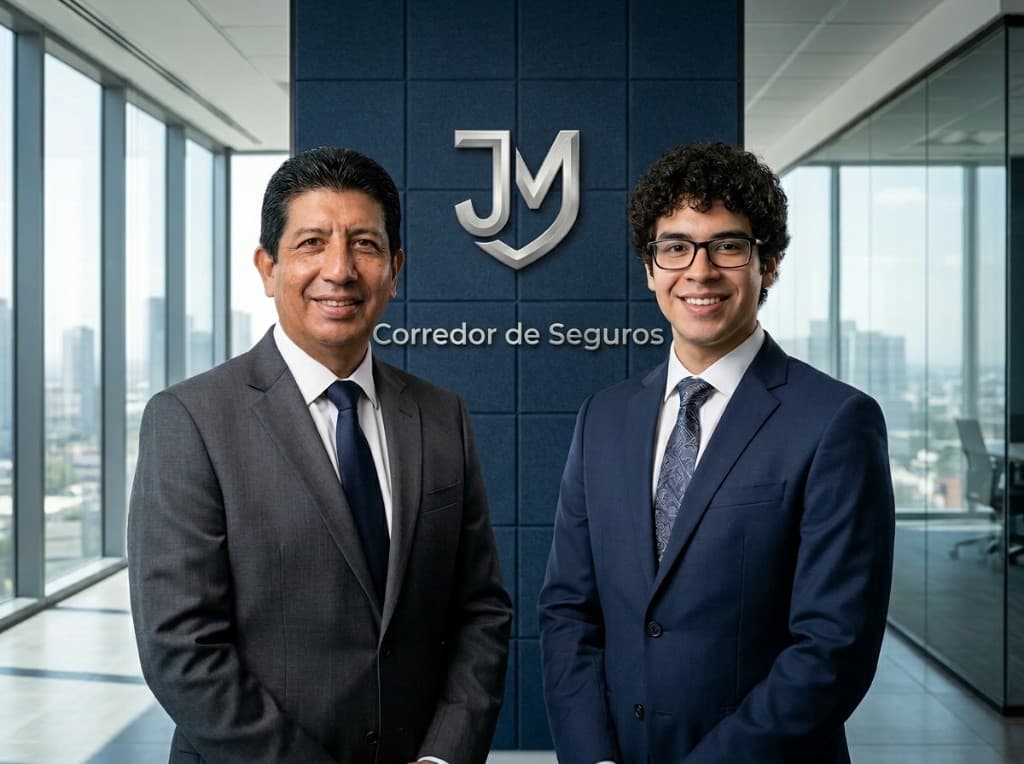 Equipo de JM Corredor de Seguros en oficina